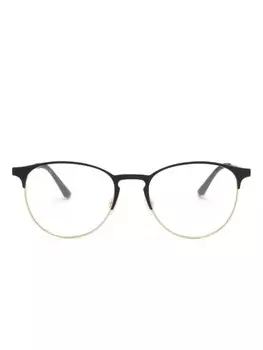 Ray-Ban очки трапециевидной формы, черный