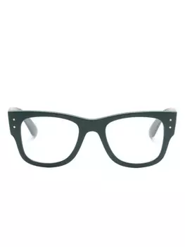 Ray-Ban очки трапециевидной формы, зеленый