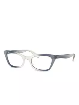 Ray-Ban очки в геометричной оправе, синий