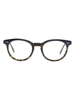 Ray-Ban очки в круглой оправе черепаховой расцветки, синий