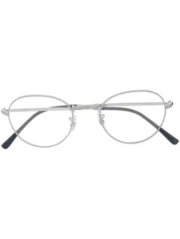 Ray-Ban очки в круглой оправе с логотипом, синий