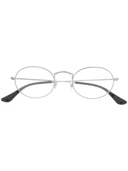 Ray-Ban очки в круглой оправе, серебристый