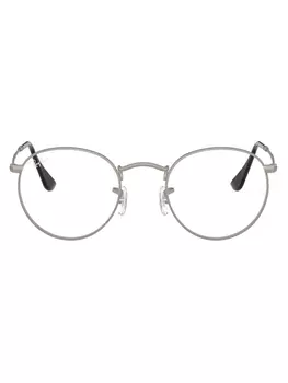 Ray-Ban очки в круглой оправе, серебряный
