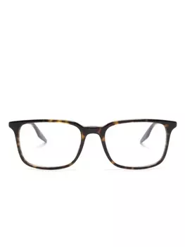Ray-Ban очки в квадратной оправе черепаховой расцветки, коричневый
