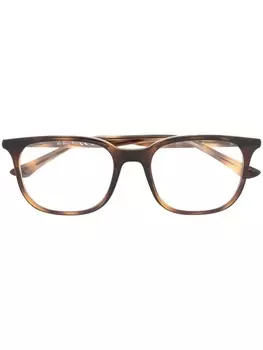 Ray-Ban очки в квадратной оправе черепаховой расцветки, коричневый