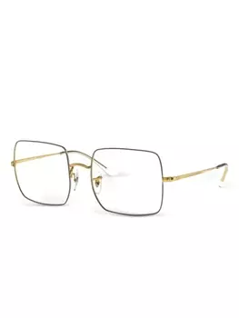 Ray-Ban очки в квадратной оправе, черный