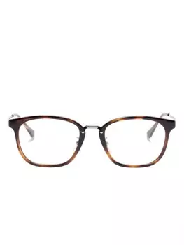 Ray-Ban очки в квадратной оправе, коричневый