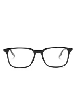 Ray-Ban очки в квадратной оправе с логотипом, черный