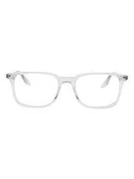 Ray-Ban очки в квадратной оправе с логотипом, белый