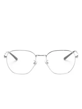 Ray-Ban очки в квадратной оправе, серебряный