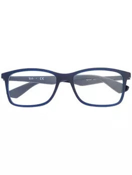 Ray-Ban очки в квадратной оправе, синий