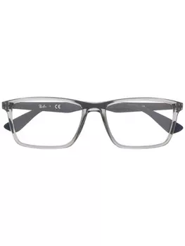 Ray-Ban очки в квадратной оправе, синий