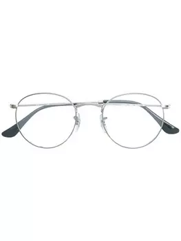 Ray-Ban очки в оправе округлой формы, черный