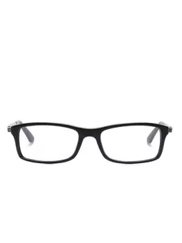 Ray-Ban очки в прямоугольной оправе, серый
