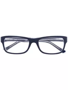 Ray-Ban очки в прямоугольной оправе, синий