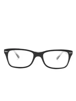 Ray-Ban очки в прямоугольной оправе, черный