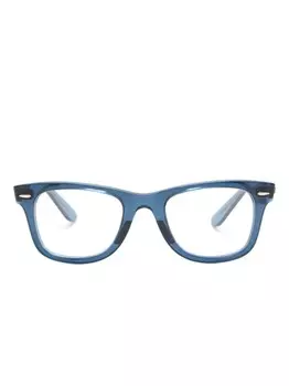 Ray-Ban очки Wayfarer Ease в квадратной оправе, синий
