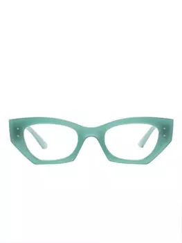 Ray-Ban очки Zena в оправе 'кошачий глаз', зеленый