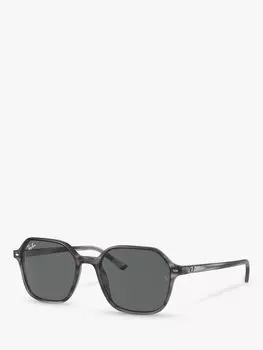 Ray-Ban RB2194 Квадратные солнцезащитные очки унисекс, в полоску серый/серый