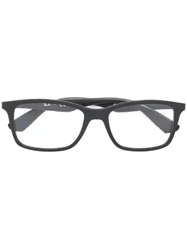 Ray-Ban rectangle frame glasses, черный