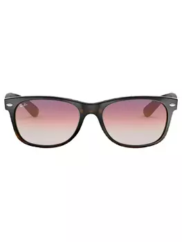 Ray-Ban солнцезащитные очки 0RB2132 в прямоугольной оправе, розовый