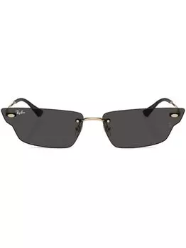 Ray-Ban солнцезащитные очки Anh в оправе 'кошачий глаз', золотистый