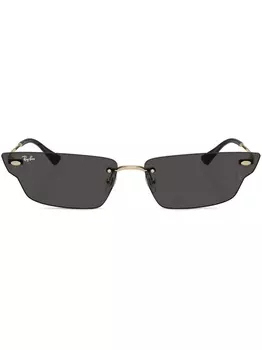 Ray-Ban солнцезащитные очки Anh в оправе 'кошачий глаз', золотистый