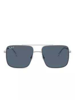 Ray-Ban солнцезащитные очки Ari Bio-Based, серебряный