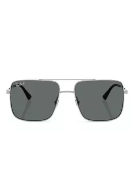 Ray-Ban солнцезащитные очки Ari Bio-Based, серебряный