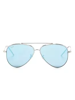 Ray-Ban солнцезащитные очки-авиаторы Aviator Reverse, серебристый
