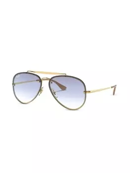 Ray-Ban солнцезащитные очки-авиаторы 'Blaze', золотой