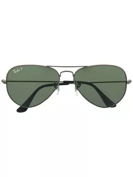 Ray-Ban солнцезащитные очки-авиаторы, черный