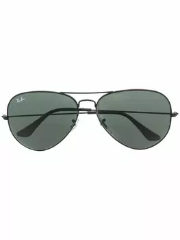 Ray-Ban солнцезащитные очки-авиаторы, черный