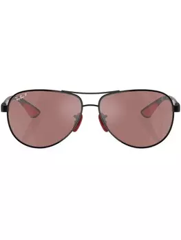 Ray-Ban солнцезащитные очки-авиаторы с эффектом градиента, черный