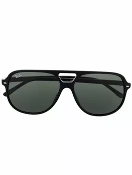 Ray-Ban солнцезащитные очки-авиаторы с затемненными линзами, черный