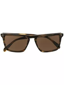 Ray-Ban солнцезащитные очки Bill в квадратной оправе, коричневый