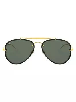 Ray-Ban солнцезащитные очки Blaze Aviator, золотой