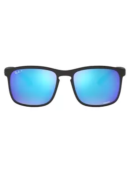Ray-Ban солнцезащитные очки Chromance в квадратной оправе, черный