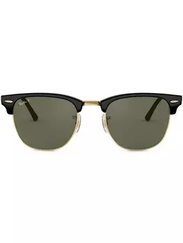 Ray-Ban солнцезащитные очки Clubmaster, черный