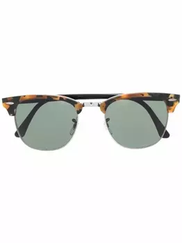 Ray-Ban солнцезащитные очки 'Clubmaster', коричневый