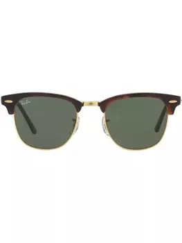 Ray-Ban солнцезащитные очки 'Clubmaster', коричневый