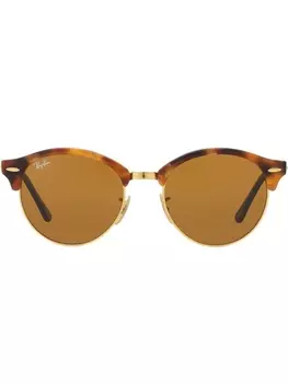 Ray-Ban солнцезащитные очки 'Clubround', коричневый