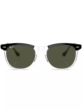 Ray-Ban солнцезащитные очки Eagle Eye в круглой оправе, черный