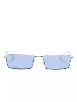 Ray-Ban солнцезащитные очки Emy в прямоугольной оправе, серебристый