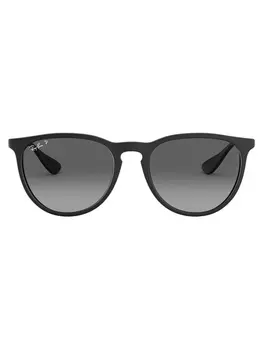 Ray-Ban солнцезащитные очки Erika в овальной оправе, черный