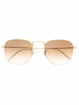 Ray-Ban солнцезащитные очки Frank Legend RB3857, золотистый