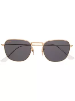 Ray-Ban солнцезащитные очки Frank с затемненными линзами, золотистый