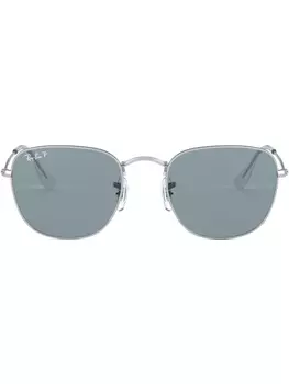 Ray-Ban солнцезащитные очки Frank в квадратной оправе, серебристый
