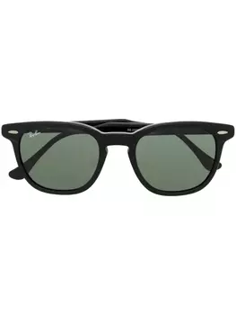Ray-Ban солнцезащитные очки Hawkeye в трапециевидной оправе, черный