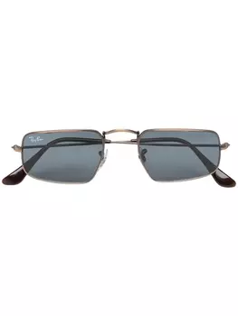 Ray-Ban солнцезащитные очки Julie в прямоугольной оправе, коричневый